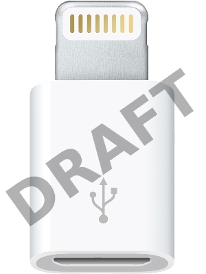 Аксессуары к смартфонам,телефонам MD820ZM/A Apple Lightning to Micro USB Adapter