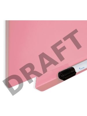 Демонстрационная доска Rocada SkinColour 6420R-3015 магнитно-маркерная лак 75x115см розовый