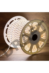 LED лента 220 В, 6.5x17 мм, IP67, SMD 5730, 120 LED/m, цвет свечения белый, 100 м