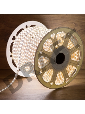 LED лента 220 В, 6.5x17 мм, IP67, SMD 5730, 120 LED/m, цвет свечения белый, 100 м