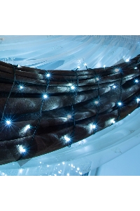 Гирлянда светодиодная универсальная 200 LED БЕЛЫЕ 20 метров, с контроллером