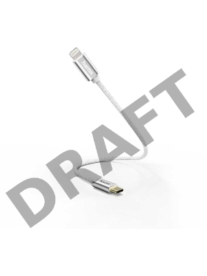 Кабель Hama 00187209 USB Type-C (m) Lightning (m) 0.2м белый