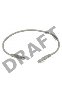 Сетевое оборудование  Patchcord литой 5E Copper 0,5m 