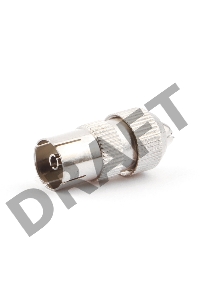 Разьем Cablexpert TVPL-04, TV (мама), блистер