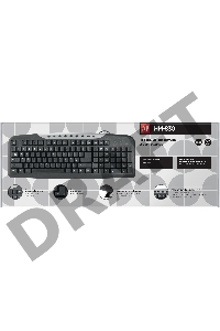 Клавиатура Defender HM-830 RU Black USB 45830 {Проводная клавиатура, полноразмерна}