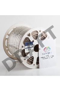 LED лента 220 В, 6.5x17 мм, IP67, SMD 5730, 120 LED/m, цвет свечения белый, 100 м