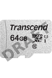 Флеш карта microSD 64GB Transcend microSDXC Class 10 UHS-I U1, (без адаптера), TLC