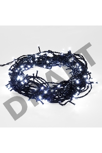 Гирлянда светодиодная универсальная 200 LED БЕЛЫЕ 20 метров, с контроллером