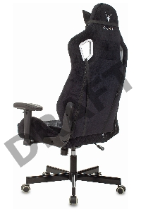 Кресло игровое Knight Outrider черный Light-20 с подголов. крестовина металл