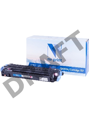 Картридж NVPrint совместимый HP Q6003A/Can707 Magenta для LJ Color CM1015MFP/1017MFP/1600/2600N (2000k)