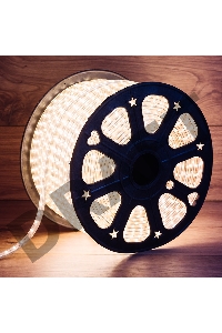 LED лента 220 В, 6.5x13 мм, IP67, SMD 5730, 60 LED/m, цвет свечения теплый белый, 100 м