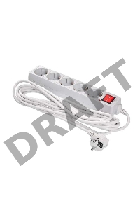 Сетевой фильтр Buro 500SL-5-G 5м (5 розеток) серый (пакет ПЭ)