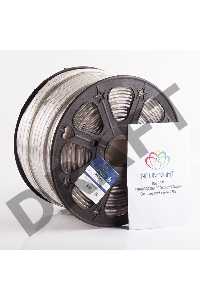 LED лента 220 В, 6.5x13 мм, IP67, SMD 5730, 60 LED/m, цвет свечения теплый белый, 100 м