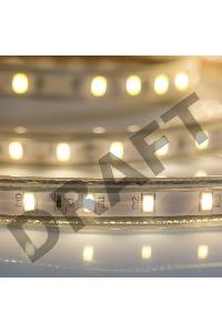 LED лента 220 В, 6.5x13 мм, IP67, SMD 5730, 60 LED/m, цвет свечения теплый белый, 100 м