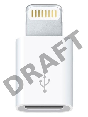 Аксессуары к смартфонам,телефонам MD820ZM/A Apple Lightning to Micro USB Adapter