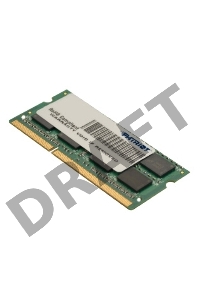 Модуль памяти Patriot SO-DIMM DDR3 4GB PSD34G1600L81S (PC3-12800, 1600MHz, 1.35V)