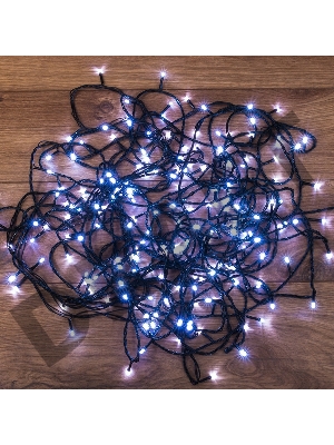 Гирлянда светодиодная универсальная Уличная 120 LED БЕЛЫЕ 12 метров