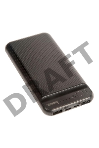 Внешний аккумулятор HOCO J52 New joy mobille, 5V, 2.0А (10000mAh), черный