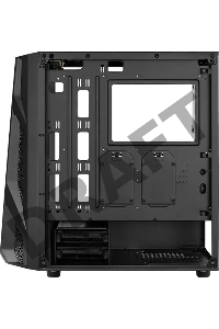 Корпус Aerocool AirHawk Duo-G-BK-v1 черный без БП ATX 5x120mm 5x140mm 2xUSB3.0 audio bott PSU