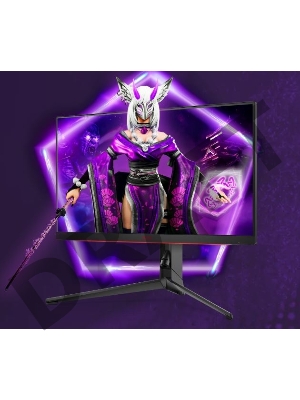 Монитор LCD 27'' 16:9 2560х1440(WQHD) IPS, nonGLARE, 240 Гц, 750 cd/m, H178°/V178°, 1000:1, 80M:1, 1,07 миллиардов цветов, 1ms, VGA, 2xHDMI, DP, USB-Hub, Height adj, Tilt, Swivel, Speakers, 3Y, Black-Red