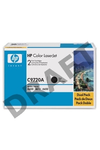 Тонер-картридж HP C9720A черный для Color LJ4600 Series, Black 9000стр.