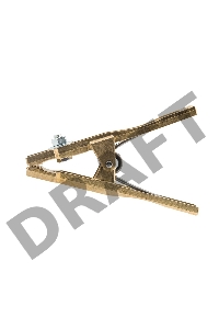 Зажим «крокодил» 315 А 170 мм для сварки (латунь) САТУРН Профи РОССИЯ