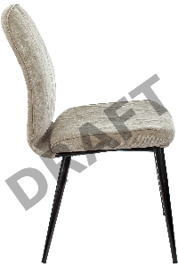 Стул для кухни Бюрократ KF-3_2 комплект 2шт песочный Light 21 металл черный на ножках (KF-3/LT21_2)