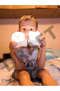 Ночник Lucia Мяу пластик белый