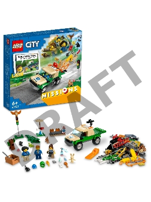 Конструктор Lego City Missions Wild Animal Rescue Missions пластик (60353)