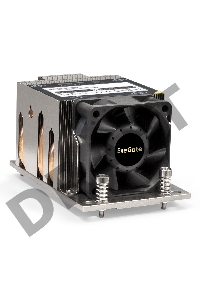 Кулер ExeGate EX293436RUS ESNK-P0063AP4.PWM.2U.SP3.Cu (Al+Cu, 2U, 4 тепл. трубки, LGA SP3, TDP 240W, PWM, 1600-6800RPM, 2 ball bearing, 4pin, 54,3db, 440г, на винтах, с термопастой, Retail box)