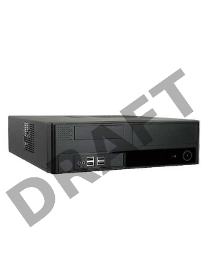 Корпус INWIN BL641BL  (Desktop, Micro-ATX 300W (Low noise, 20+4+4pin, SATA) USB+Audio+FAN+Heatpipe, Черный 