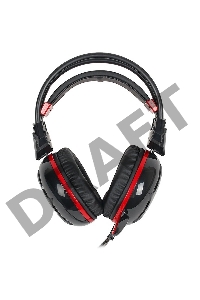 Гарнитура  A4Tech Bloody G300 черный/красный (2.2м) 