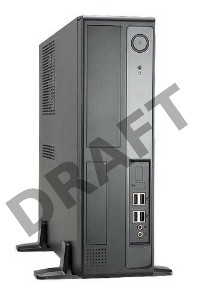 Корпус INWIN BL641BL  (Desktop, Micro-ATX 300W (Low noise, 20+4+4pin, SATA) USB+Audio+FAN+Heatpipe, Черный 