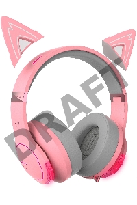 Наушники с микрофоном Edifier G5BT Cat розовый/серый мониторные