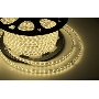 LED лента 220 В, 10х7 мм, IP67, SMD 2835, 60 LED/m, цвет свечения теплый белый, бухта 100 м