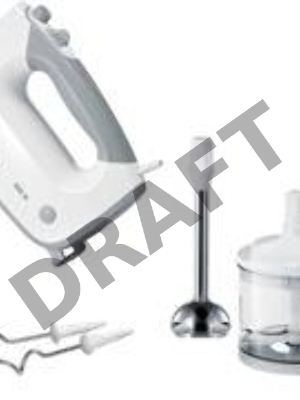 Миксер ручной Bosch MFQ36480 450Вт белый/серый