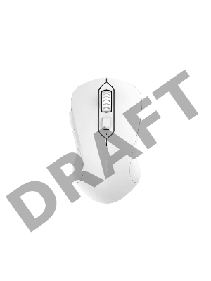 Мышь беспроводная Dareu LM115G White (белый), DPI 800/1200/1600, ресивер 2.4GHz, размер 107x59x38мм