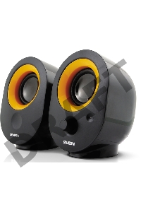 Колонки SVEN 316, черный {2.0, 2 х 2 W RMS, 100-20000Hz}