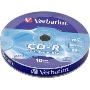 Диск CD-R Verbatim 700Mb 52x Cake Box (10шт) (43725)