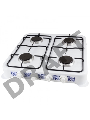 Плитка газовая ENERGY EN-004 4 комф. белая