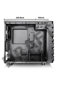 Корпус Thermaltake Case Tt Versa H13 mATX/ black/ USB 3.0/ no PSU CA-1D3-00S1NN-00