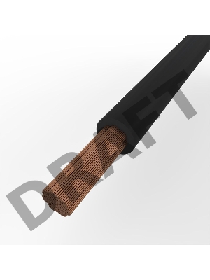 Кабель гибкий сварочный КГтп-ХЛ 1х16 мм², длина 5 метров REXANT