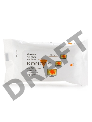 Чист. салф. Konoos для ЖК-экранов ноутбуков, смартфонов, КПК, покетпак 15 шт.