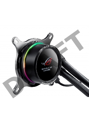 Cистема водяного охлаждения процессора ASUS ROG RYUO 240 (Intel: LGA 115x,1366, 2011, 2011-3, 2066, AMD: AM4, TR4*, OLED-дисплей 1,77”, 240 mm вентилятор, 90RC0040-M0UAY0)