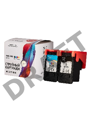 Набор струйных картриджей Sakura 5219B005 (440 Black/ 441 Color) для Canon, мультипак, 18 мл.