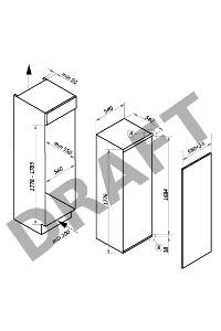 Морозильник MAUNFELD MBFR177NFW Встраиваемый