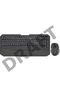 Клавиатура+мышь DEFENDER Berkeley C-925 Nano B Черный 45925 {Кл:104+12 М:6кн, 800/1200/1600}