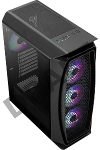 Корпус Aerocool Aero One Frost-G-BK-v1 черный без БП ATX 4x120mm 2xUSB3.0 audio