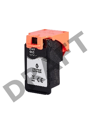 Струйный картридж Sakura 8283B001 (445 Black) для Canon, черный, 8 мл., 180 к.