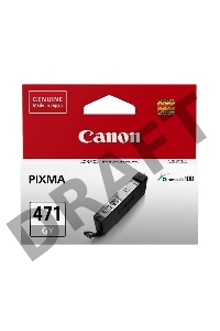 Картридж Canon CLI-471GY (0404C001), серый, 7 мл, до 120 цв.фото 10х15, для PIXMA MG5740/MG6840/MG7740/ TS5040/TS6040/TS8040/TS9040 (CLI471GY)